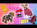 BUY или DIY? | Шьем дождевик - комбинезон для собаки за копейки! Супер простая и легкая выкройка