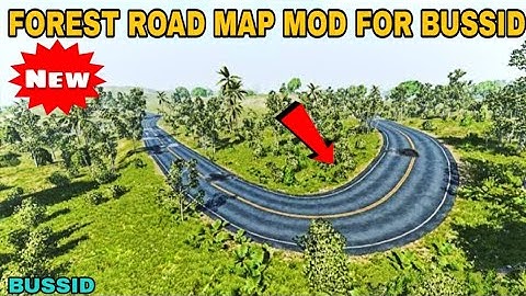 forest road map mod for bussid | mod map bussid | mapas para bus simulator indonesia.