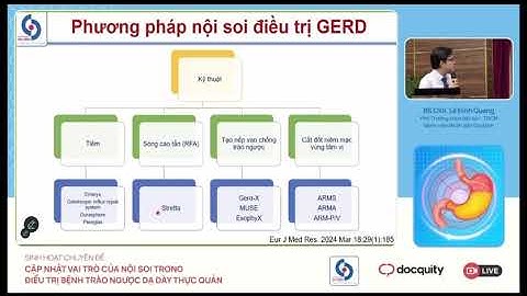 Cập nhật vai trò của nội soi trong điều trị GERD