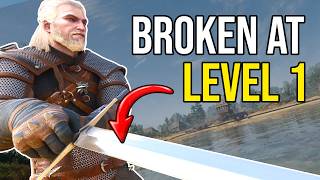Don’t Miss This INSANE Sword Set At Level 1 in The Witcher 3 Remastered