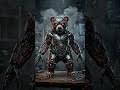 Teddy transforms into evil baddie 🧸  #ai #transformation #mechanicaltoy