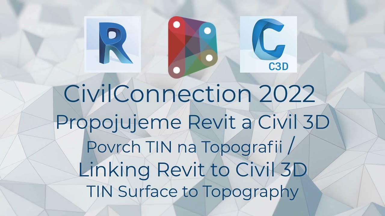 CivilConnection: Revit, Dynamo, Civil 3D (Povrch TIN na topografii / Surface TIN to Topography)