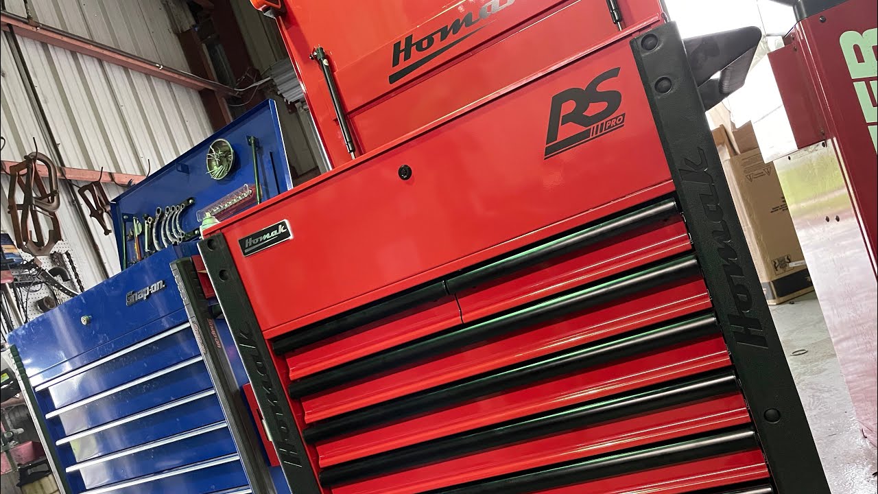 HOMAK Tool Cart set up and organizing... YouTube