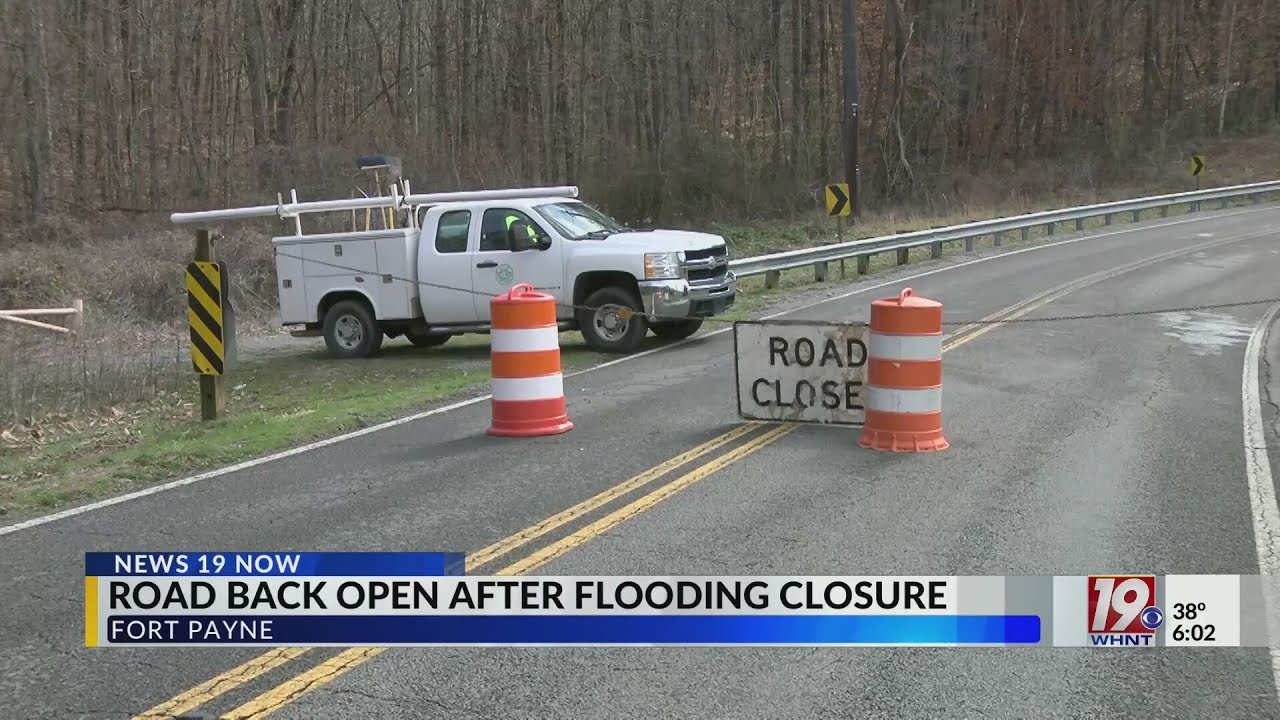 Road Back Open After Flooding Closure | Feb. 13, 2025 | News 19 at 6 p ...