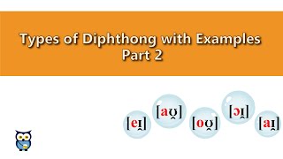 Types of Diphthong with Examples: Part 2