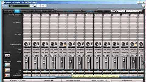 Toontrack Support - Superior Drummer multi-out in Sonar