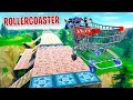 BUILDING OUR FIRST ROLLERCOASTER in Fortnite