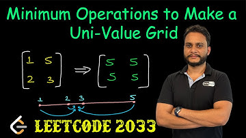 Minimum Operations to Make a Uni Value Grid | Leetcode 2033