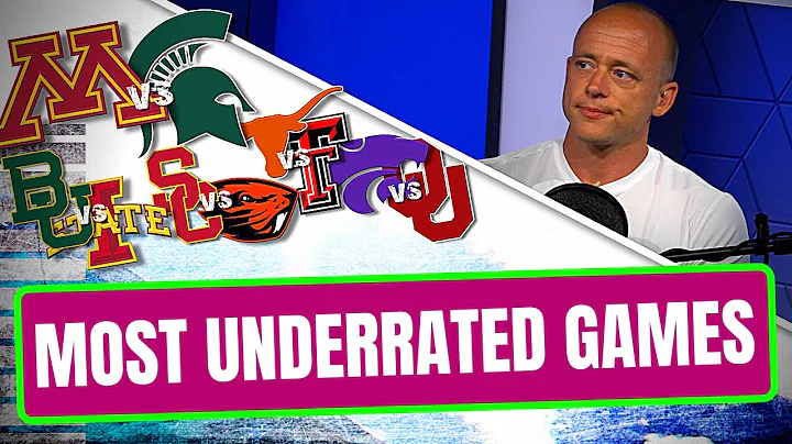 Josh Pate's MOST Underrated Week 4 Games (Late Kic...