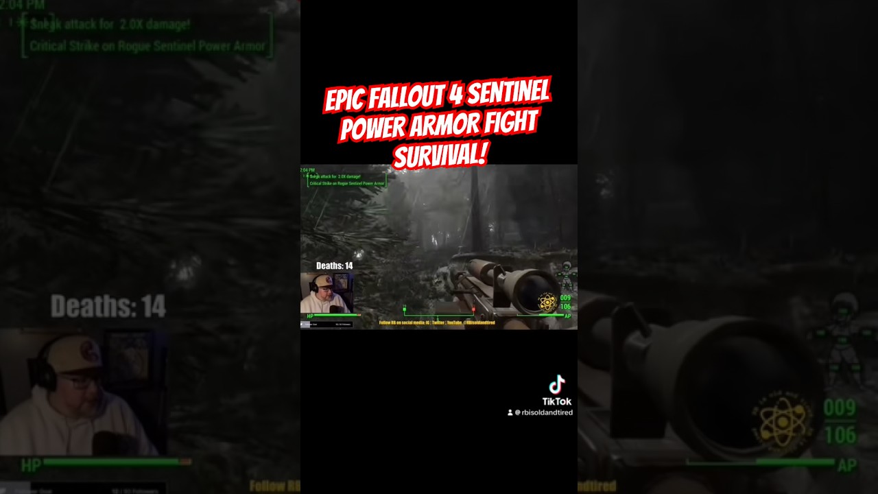 Fallout 4 EPIC AI POWER ARMOR!! 