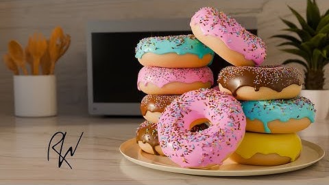 Product visualization | Donuts