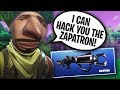 SCAMMER WANTS TO GIVE ME THE ZAPATRON! 😂MESSING WITH FORTNITE SCAMMERS EP. #3!