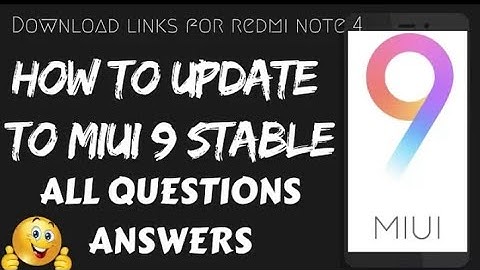 HOW TO UPDATE TO MIUI 9 STABLE ROM VIA UPDATER APP | UPDATING WILL FORMAT PHONE ? ALL QUES ANSWERS