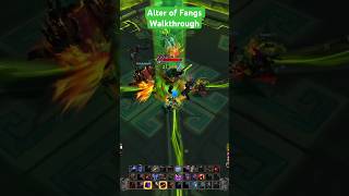 Alter of Fangs Mythic + Boss Walkthrough #worldofwarcraft #wow #gaming #guide #foryou