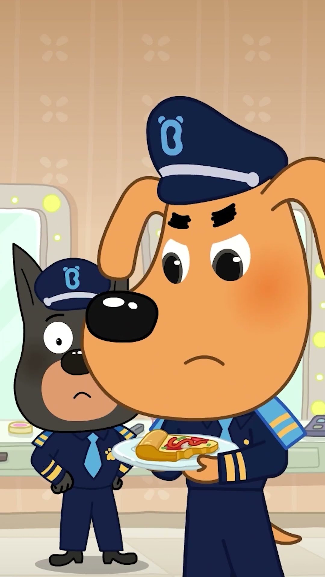 Pangeran Kuda Putih yang Kentut Eps.4 | Kepala Polisi Labrador #babybus #babybusindonesia #shorts