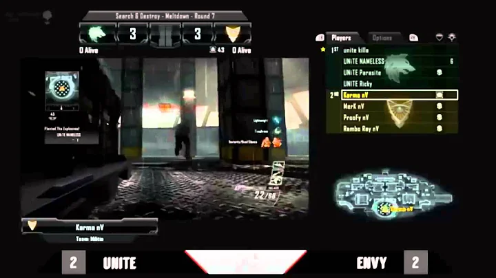 @Karma nV Ninja Defuse against UNiTE Gaming @Gfinity 2