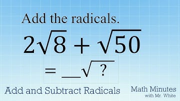 Add and Subtract Radical Expressions