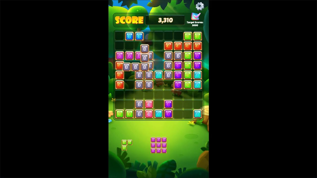 Bitcoin Block Puzzle-earn btc Gameplay Android Mobile