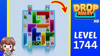 Drop Away Level 1744 Solution Walkthrough