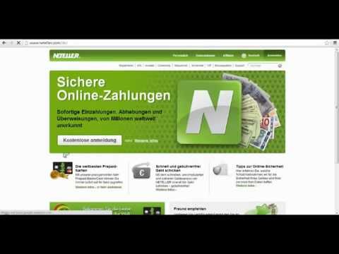 Neteller Konto fuer Business im Internet Konto eroeffnen