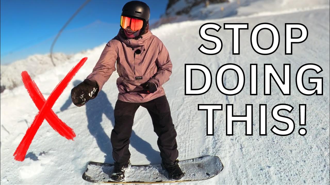 THE 2 MOST COMMON SNOWBOARDING MISTAKES YouTube