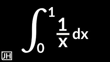Integral of 1/x from 0 to 1