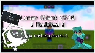 Lunar Client V-7 For Minecraft PE - PvP Texture pack 1.17,1.18.1.19