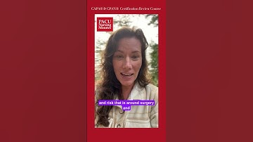 CAPA® & CPAN® Certification Review Course- Educates RNs about Surgical & Anesthesia Complications.