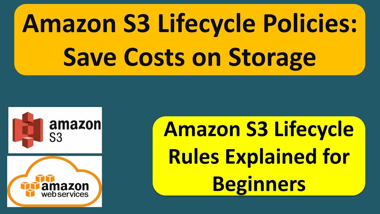 Amazon S3 Lifecycle Policies: Save Costs on Storage | Amazon S3 ...