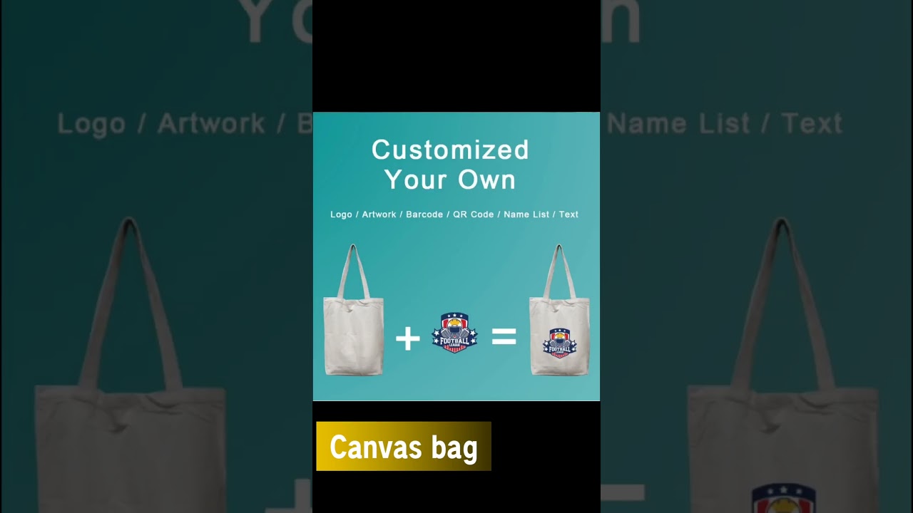 DIY CANVAS MINI ECO BAG / Tote bag with drink holder / sewing