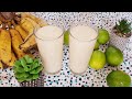 Suco de banana com limo descubra os benefcios