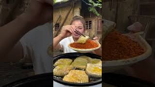 Spicy street chinese food eating challenge - Eating food challenge #food #foodie #shorts #fyp
