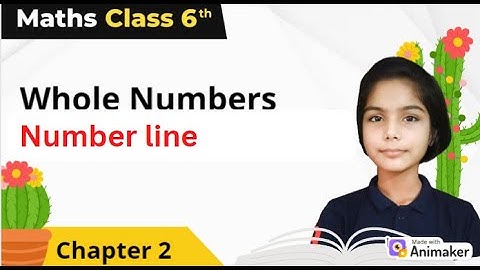 The Number Line - Whole Numbers | Class 6 Maths