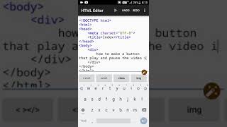 How to make a button that play and pause the video