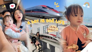 YUKACHAN NAIK KERETA CEPAT KE BANDUNG!! | a day in our life