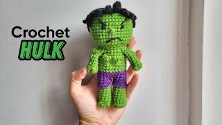Make Your Own Hulk! Easy Amigurumi Crochet Pattern 🧶