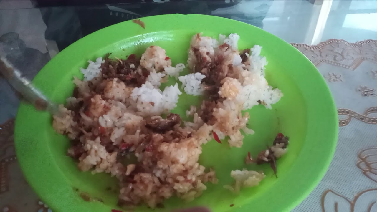 #mukbang nasi khas gorontalo || nasi sagela 