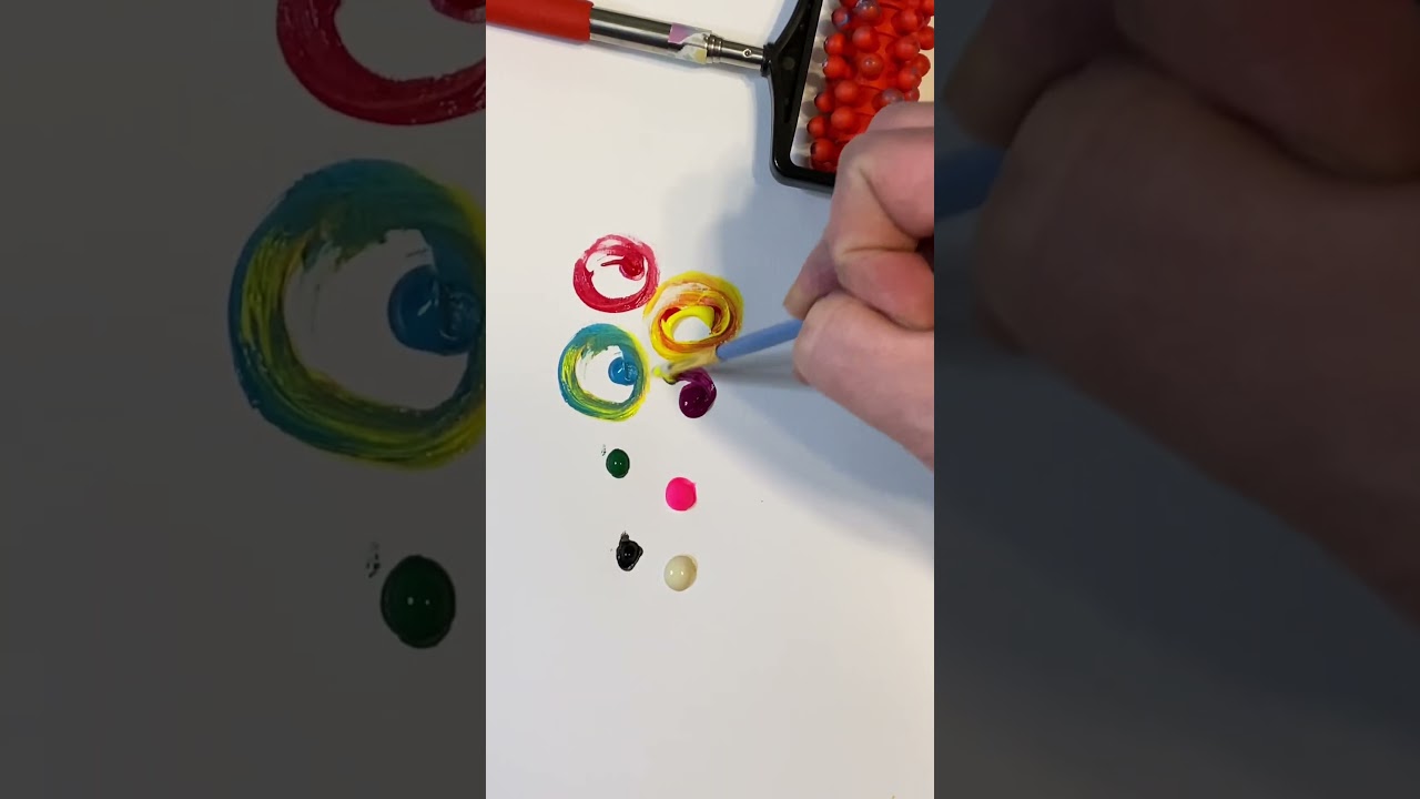 ✨new✨COLORS🌈swirling circles and count how many mistakes. Enjoy