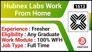 Hubnex Labs Work From Home Online Job At Home Hr Internship Wfh Jobs