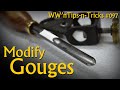 Modify a Gouges for Sharpening