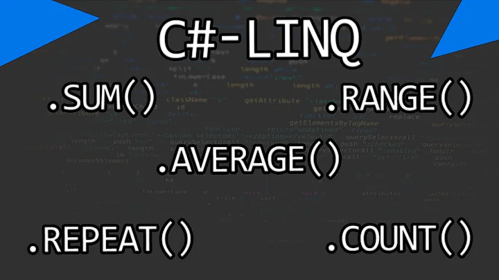 C# - LINQ - Sum, Average, Count, Range e Repeat