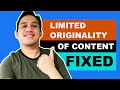 How to Fix or Solve Limited Originality of Content on Facebook Creator Studio | Pera.com