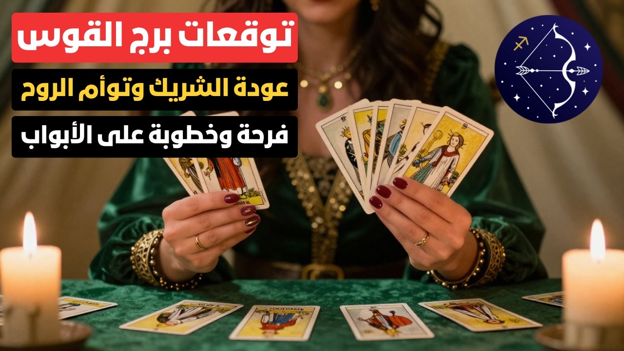 توقعات برج القوس ♐️ توأم روحك يبحث عنك 💕 جاذبية ساحرة تخطف الأنظار اليوم ✨ وأموال في الطريق إليك 💰