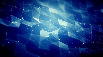 NEW 4K Macro Plexus Blue Looped Background. Lines and Points Animation 60FPS Footage - Screensaver
