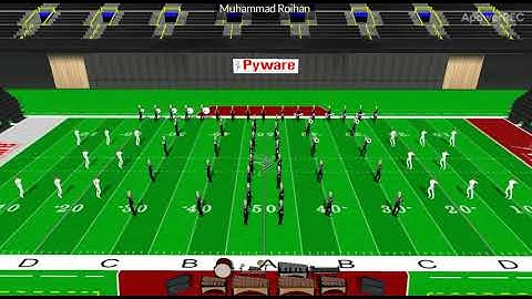 Marching Band drill design | somewhere over the rainbow