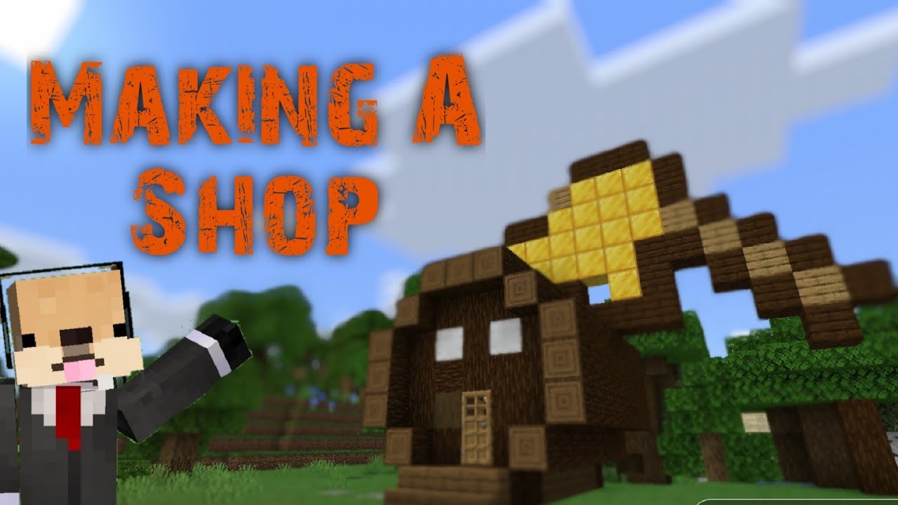 Making a Wood shop | Minecraft Pocket Edition | ancient craft #10 - YouTube