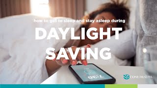 Daylight saving: How to Sleep Better | Sleep Specialist, Dr. Pallavi Reddy by Cone Health 44 views 2 months ago 11 minutes, 3 seconds