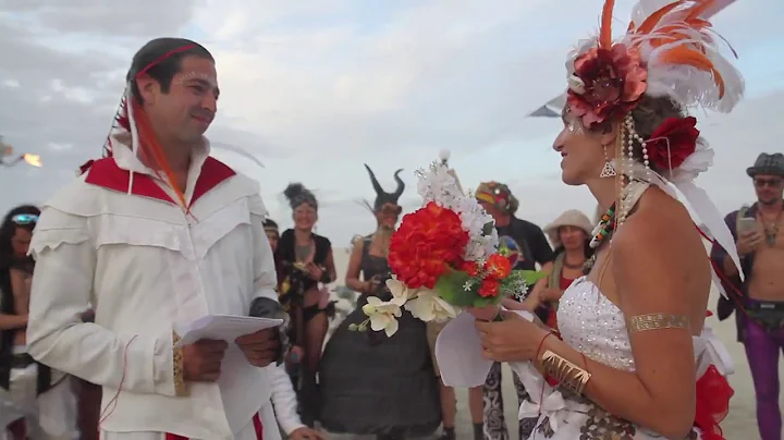 Burning Man Shaman Wedding - Twin Flame Union - Th...