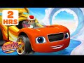 Blaze Races in the Sky & Transforms into a Falcon! 🚗🦅 | Exciting Adventures with Blaze and the Monster Machines