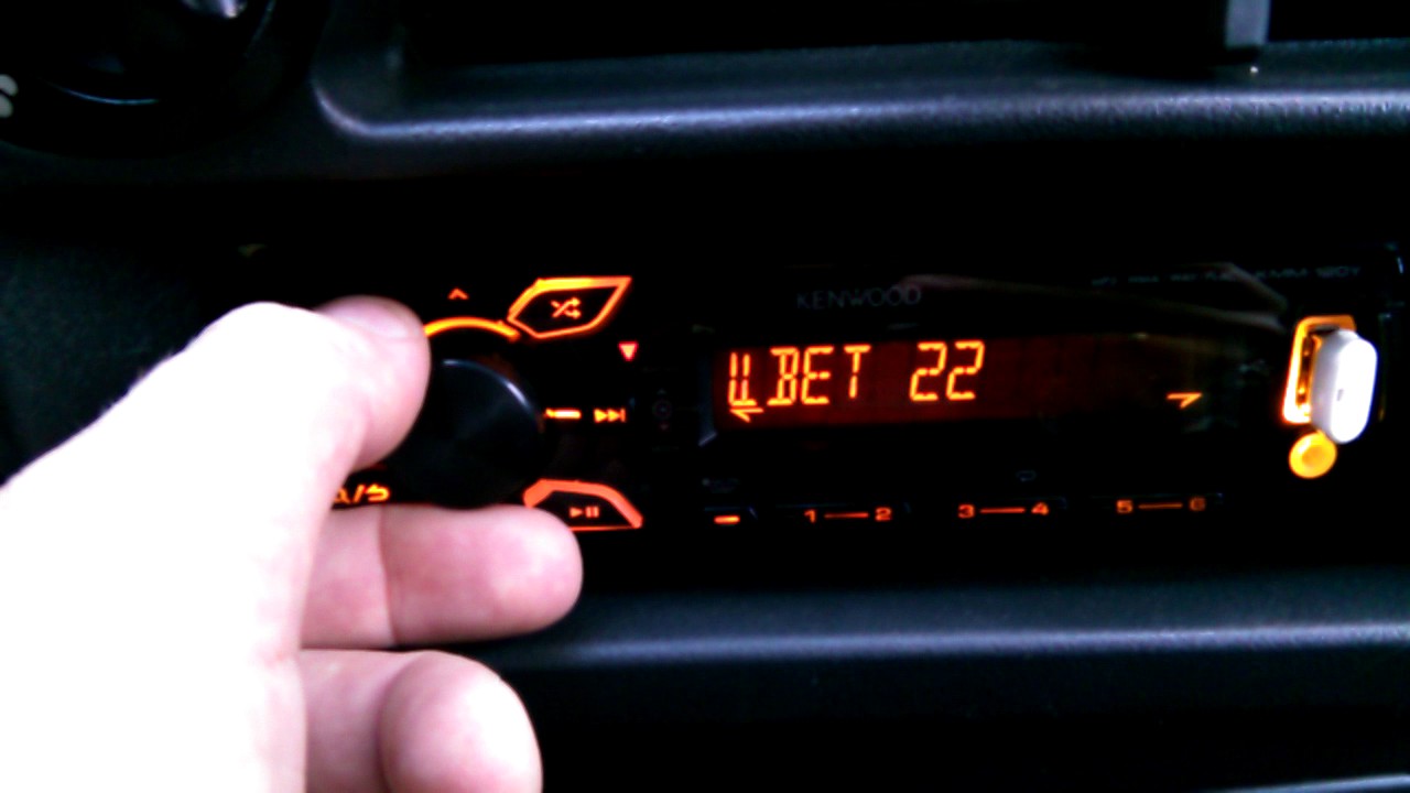 Обзор и настройка магнитолы Кенвуд KMM-120Y - YouTube